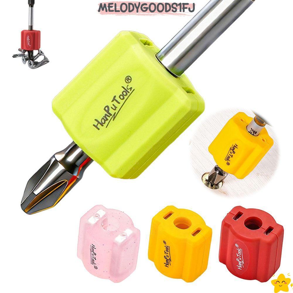 MELODYGOODS1FJ แม่เหล็กที่มีประสิทธิภาพ/ขดลวดแม่เหล็ก,ลื่นซิลิโคนไขควงบิตแม่เหล็กสกรูผู้ถือแหวน, Quick Magnetic Enhancer สกรูบิต Strong Magnetic Sleeve