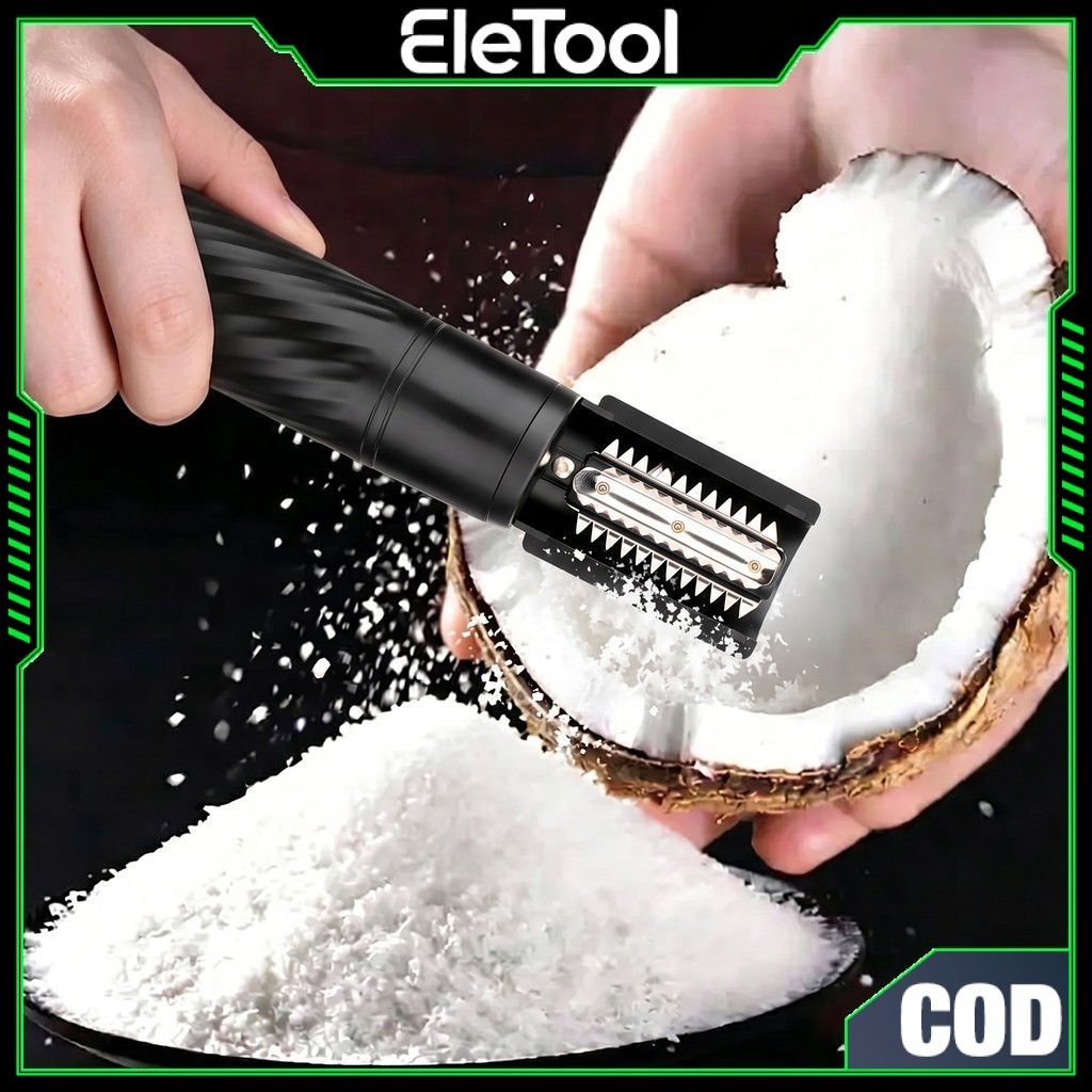 เครื่องขูดมะพร้าวไฟฟ้ามือถือไม้พาย เครื่องขูดมะพร้าวไฟฟ้าแบบไร้สายPeeler Shredderเครื่องมือห้องครัวเครื่องขูดมะพร้าวแบบ