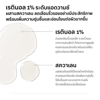 The Ordinary Retinol 1% in Squalane 30ml เซรั่มเรตินอล ลดเลือนริ้วรอย ผิวเรียบเนียน ดูอ่อนเยาว์ ลดริ้วรอย