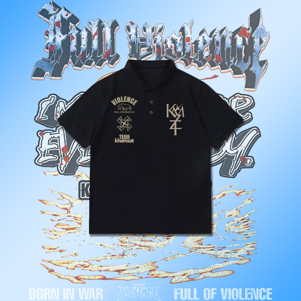 【เสื้อ polo 】Hamzat Chimayev wins UFC 319 Polo Clic T-Shirt Men&Women  ผ้าฝ้าย คอกลม นุ่ม สบาย พิมพ์