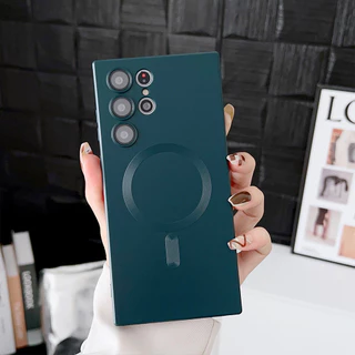 พร้อมฟิล์มเลนส์ Magnetic เปลือก For Samsung S26 Ultra S25 Ultra A57 A56 A07 A17 A37 A26 A55 A54 S23 FE เคสโทรศัพท์มือถือ