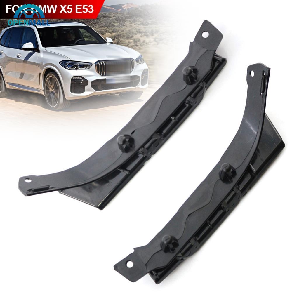 OPENMALL รถฝาครอบกันชนหน้าบาร์รองรับขายึดท่องเที่ยว L & R สําหรับ BMW X5 E53 2003-2006 51117116667 5