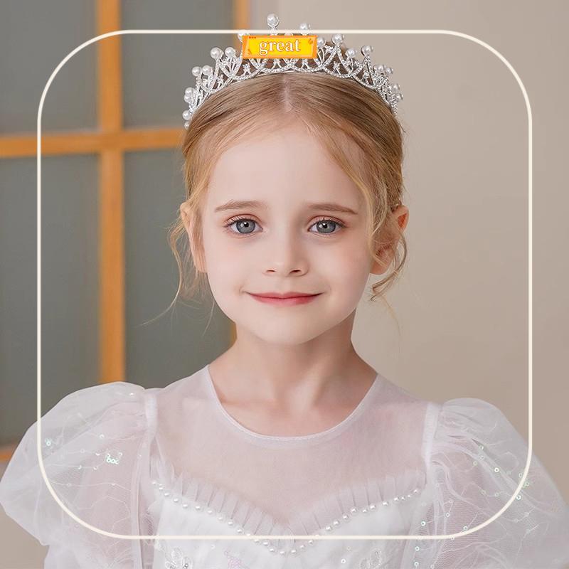 SPING 2023 ใหม่ผู้หญิงสาวสีเงินมงกุฎ Headwear เกาหลีคริสตัล Tiara แฟชั่นวันเกิดชุด Rhinestone Crown อุปกรณ์เสริมผม DDC