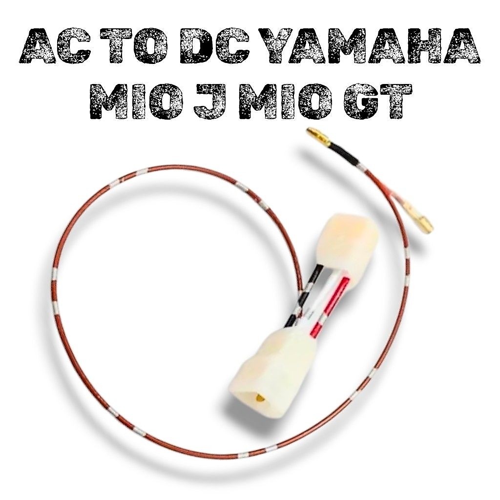 DC Cable Socket Converter Ac To DC Cable Yamaha Mio J Mio Gt Full Dc ไฟท้ายด้านหน้า
