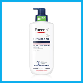 Eucerin Urearepair Soothing Scent 5% Urea Moisturizing Lotion 400ml โลชั่นบำรุงผิวกาย สำหรับผิวแห้ง.