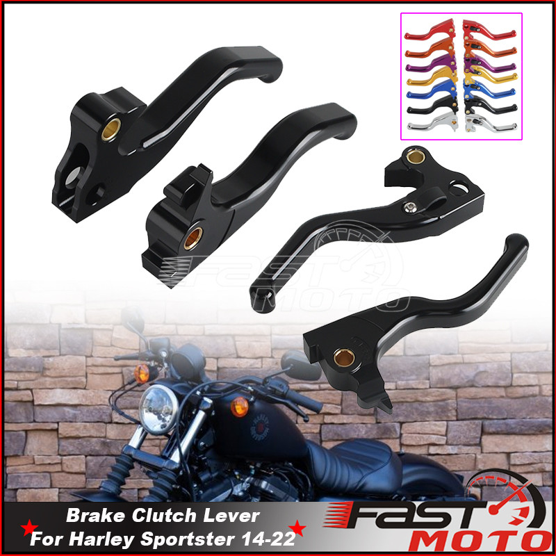 FAMotorcycle Clutch Levers Handle Brake Lever For Harley Sportster Iron XL883N XL1200NS 48 XL1200XS 