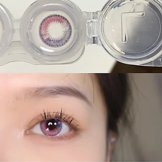 UYAAI คอนแทคเลนส์สี สําหรับเด็กผู้หญิง 2 ชิ้น คอนแทคเลนส์นิ่ม สีชมพู ใช้ได้หนึ่งปี