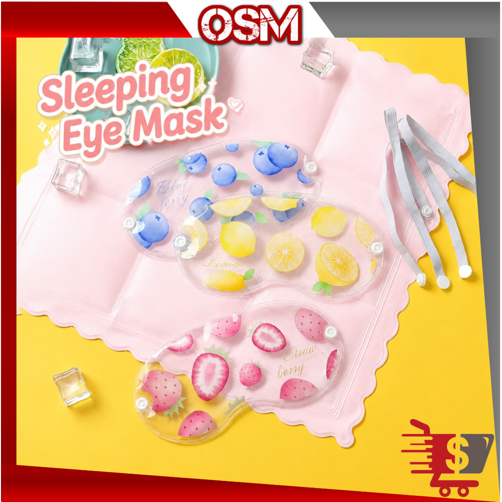 MATA OSM - H6898 Sleeping Eye Mask / Plus Gel Sleeping Glasses / Gel Mask Eye Compress Eye Relaxatio