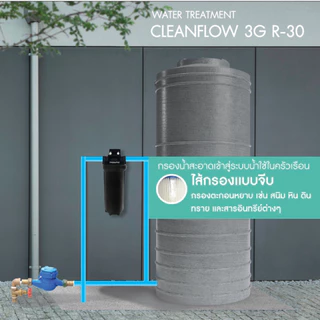 MAZUMA เครื่องกรองน้ำใช้ รุ่น CLEANFLOW 3G-R30
