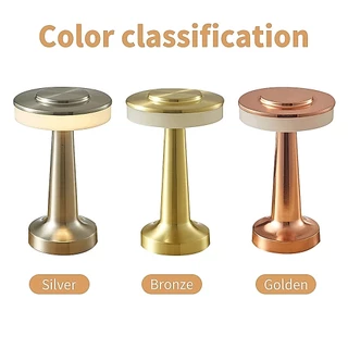 โคมไฟตั้งโต๊ะ LED 3 สีปรับได้ ปรับความสว่างได้ ดัมเบลชาร์จโคมไฟตั้งโต๊ะ โคมไฟร้านอาหาร กลางแจ้งไฟกลางคืนโคมไฟตกแต่งโคมไฟ