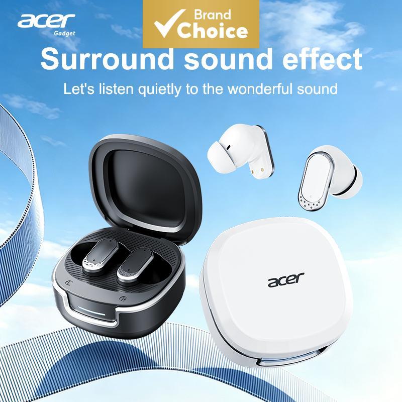 Acer OHR751 หูฟังหูฟังชุดหูฟังบลูทูธไร้สายพร้อมไมโครโฟนหูฟัง 180mAh กรณีชาร์จ Type-C 1.5H Fast Full Charge สําหรับเพลง