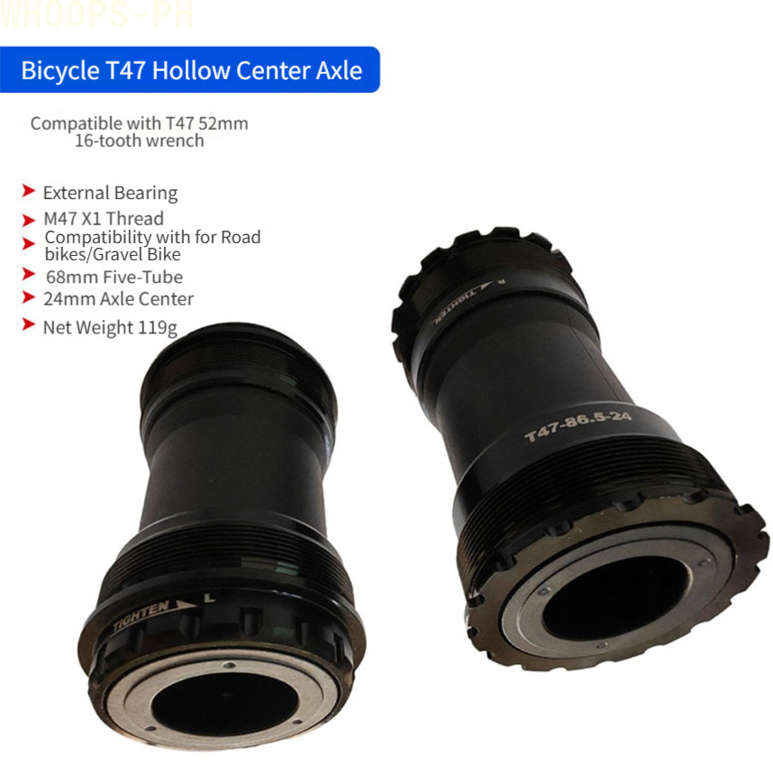 T47 สําหรับ hollowtech Bottom Bracket Bearing Road จักรยาน BB68 BB86.5 24 มม.