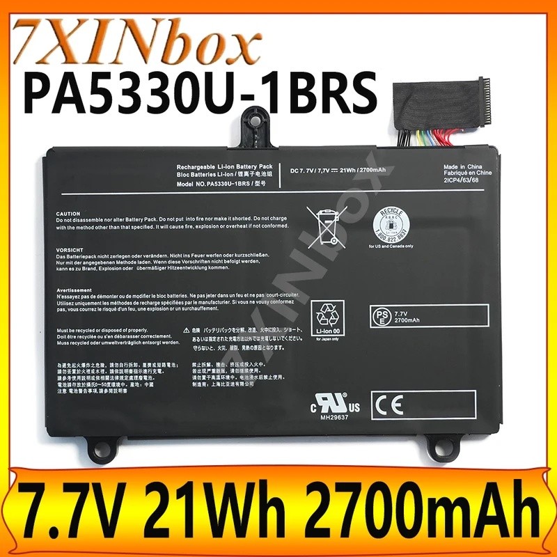 7XINbox PA5330U-1BRS 7.7V 21Wh 2700mAh แบตเตอรี่แล็ปท็อปสําหรับ Toshiba Dynabook G83 GZ83 series