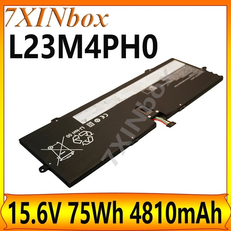 7XINbox L23M4PH0 15.6V 75Wh 4810mAh แบตเตอรี่แล็ปท็อปสําหรับ ThinkBook Plus G5 Tab/Station โยคะ 9 2-