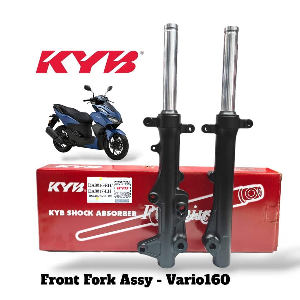 KYB VARIO160 VARIO 160 FRONT FORK SET FRONT FORK SET KAYABA VARIO160 สีดํา DA3016/3017