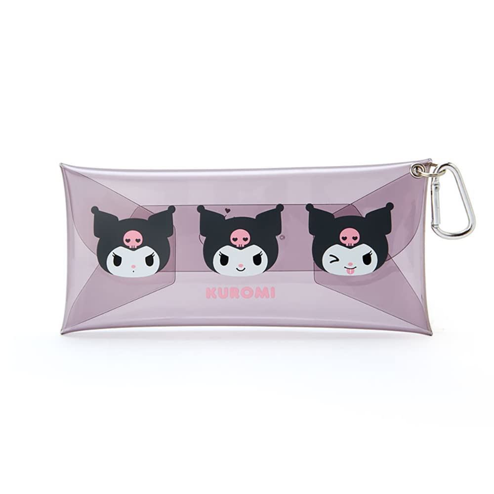 Sanrio SANRIO Sanrio Clear Accessory Case Kuromi Kuromi-chan Kuromi Character 9 x 15 x 49214