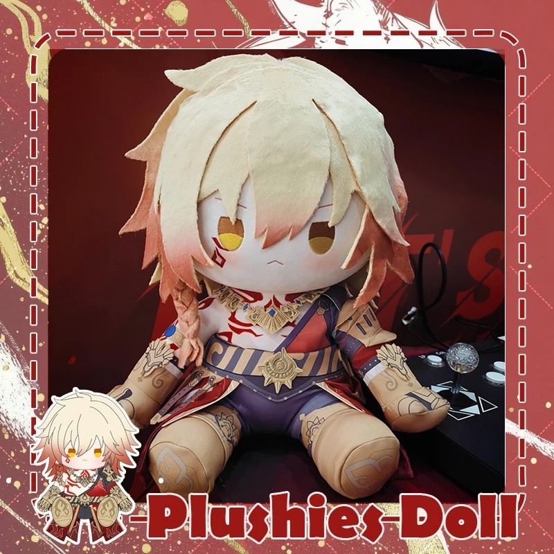 เกม Honkai Star Rail Mydei Plush นั่งของเล่นแต่งตัว Plushies อะนิเมะหมอนนุ่มรูป 40 ซม.ขนาดใหญ่