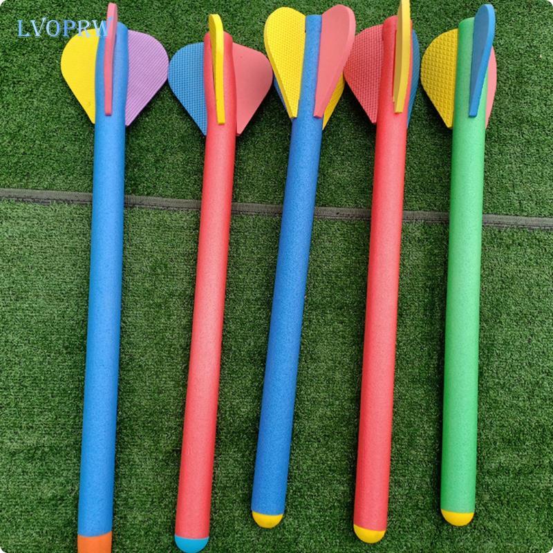 [lvoprw] Practice Javelin Cushioned Soft Foam Javelin Sports Toy Rear Fins Training Implement Ambide