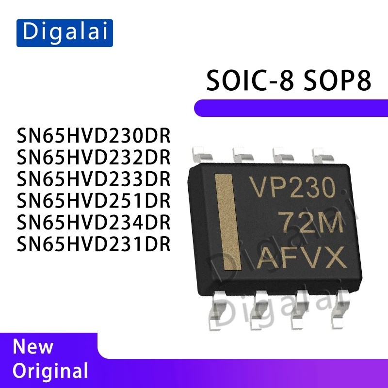 CHIP IC CAN Transceiver SN65HVD230 SN65HVD232 SN65HVD233 SN65HVD251 SN65HVD234 SN65HVD231 3.3V ความเ