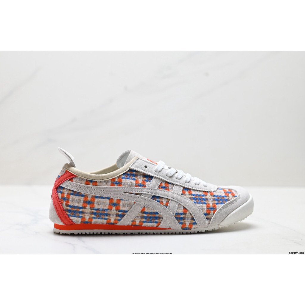 2026Asics Onitsuka Tiger รองเท้า/Onitsuka Tiger Mexico 66 รองเท้าผ้าใบรองเท้าผ้าใบญี่ปุ่นสบาย Breath