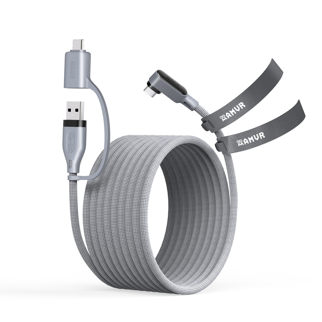 16FT USB 3.0 Link สําหรับ Meta Quest 3S/Quest 3/2/Quest Pro, 5Gbps ความเร็วสูง Data Transfer Cable U