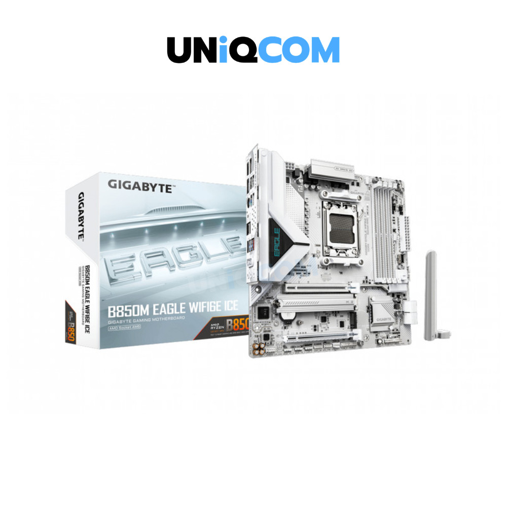 GIGABYTE MAINBOARD (AM5) B850M EAGLE WIFI6E ICE DDR5 (REV. 1.0)