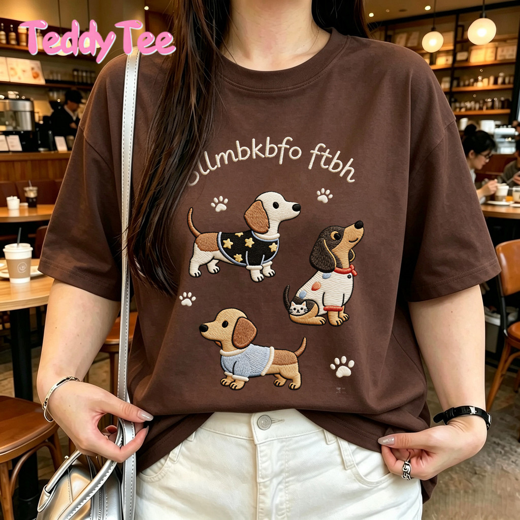 TeddyTee 🎀เสื้อแฟชั่น เสื้อยืด oversize ผ้าฝ้าย100%  ไม่ต้องรีดผ้า สวมใส่สบาย ผ้านิ่ม  ลาย "Bllmbkbfo ftbh"