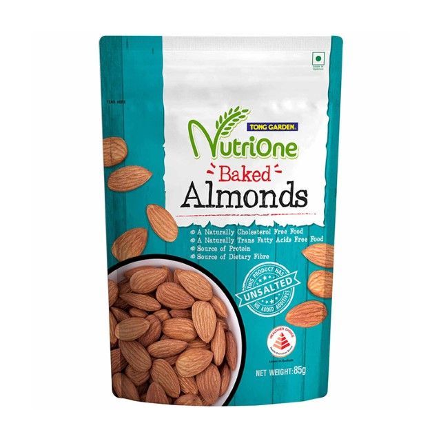 นูทริวัน อัลมอนด์อบ Nutrione Baked Almonds 85g.