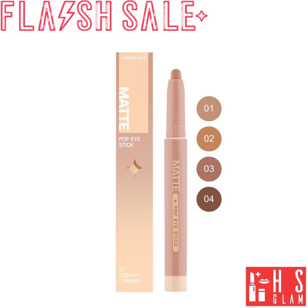 [ Flash Sale ] MEILINDA Matte Pop Eye Stick เมลินดา อายแชโดว์ เนียนนุ่ม เกลี่ยง่าย กันน้ำ ติดทน