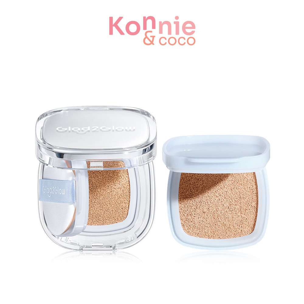Glad2Glow Perfect Cover Glow Cushion 11g #00N Natural Affogato + [Free! Refill 11g].