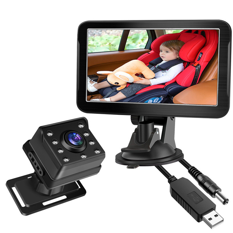สินค้าใหม่รถ 23 ซม. baby Monitor Display AHD1440P HD กล้องอินฟราเรด