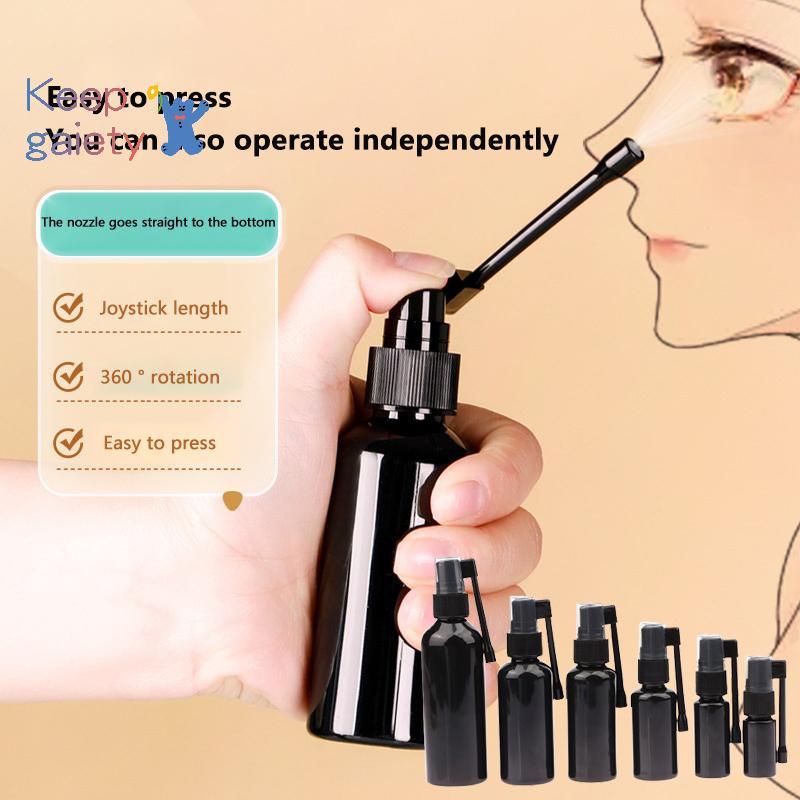 [Kpt-t] 10 Ml-100 Ml เปล่า PET Nasal Bottles Pump er Mist Nose Refillable Small Rotation Mist Bottle