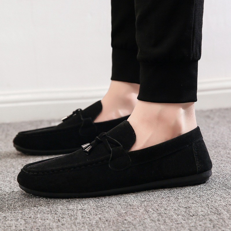 New Mens Peas Shoes Mens Shoes Cover Feet Fashion All-Match Casual Mens Peas Shoes