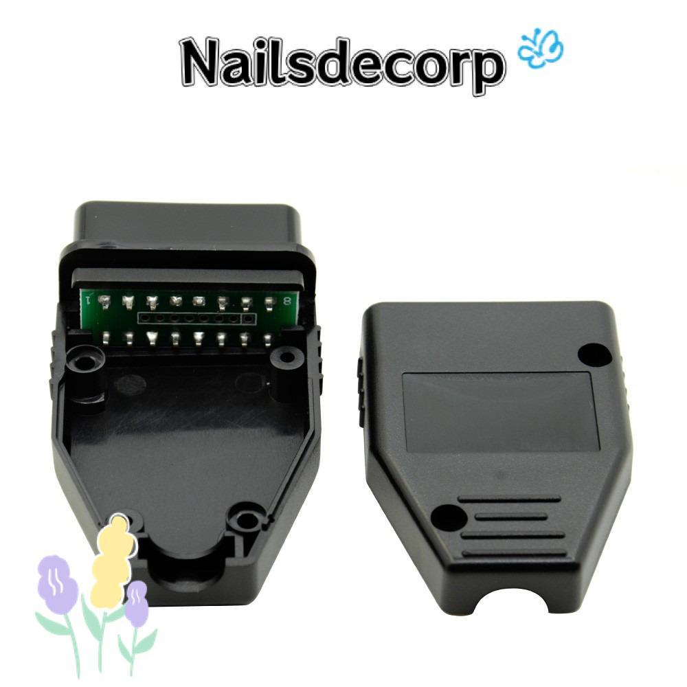 NAILS OBD2 อะแดปเตอร์อะไหล่ DIY อุปกรณ์เสริม OBD ปลั๊กชาย