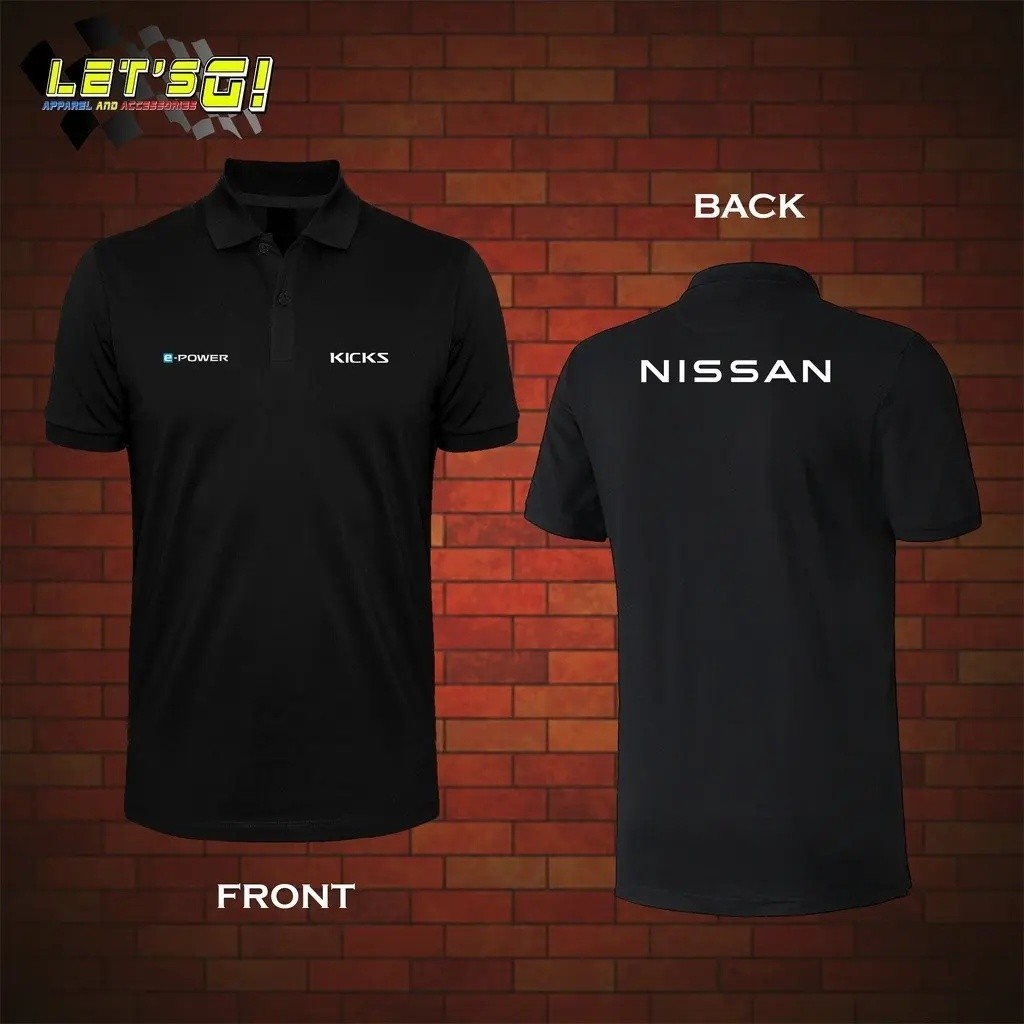 [มีสินค้าพร้อมส่ง] Nissan Kicks Polo-shirt |   PREMIUM COTTON POLO-SHIRT UNISEX |   S - 3XL