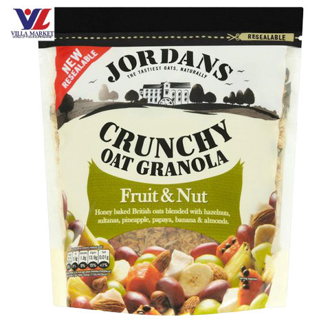 Jordans กราโนล่ากรอบ ผสมผลไม้และถั่ว จอร์แดนส์ 750G