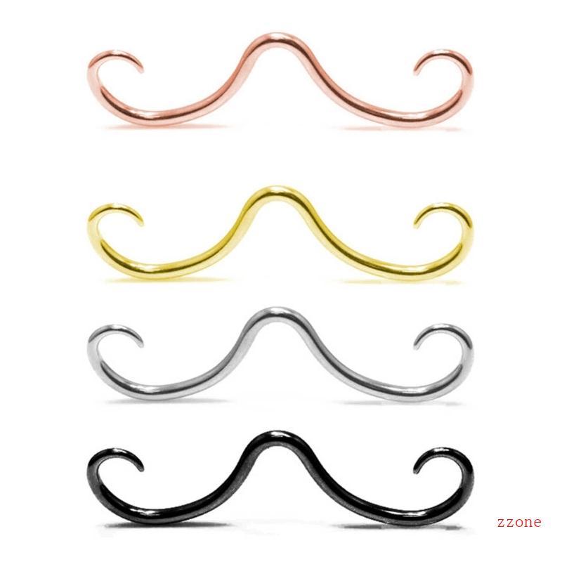 Zzz Septum หนวดจมูกแหวนเจาะเครื่องประดับ Septum เจาะแขวนสําหรับผู้หญิงผู้ชาย