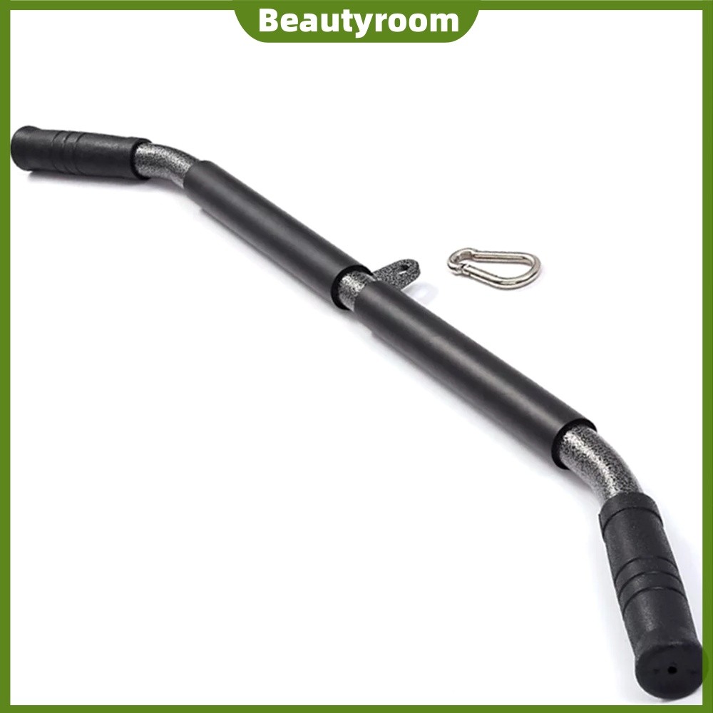 ⚡24ชม.⚡ Pulldown Bar DIY Fitness Gym หมุนตรงบาร์สําหรับสิ่งที่แนบมาเครื่องสายเคเบิล