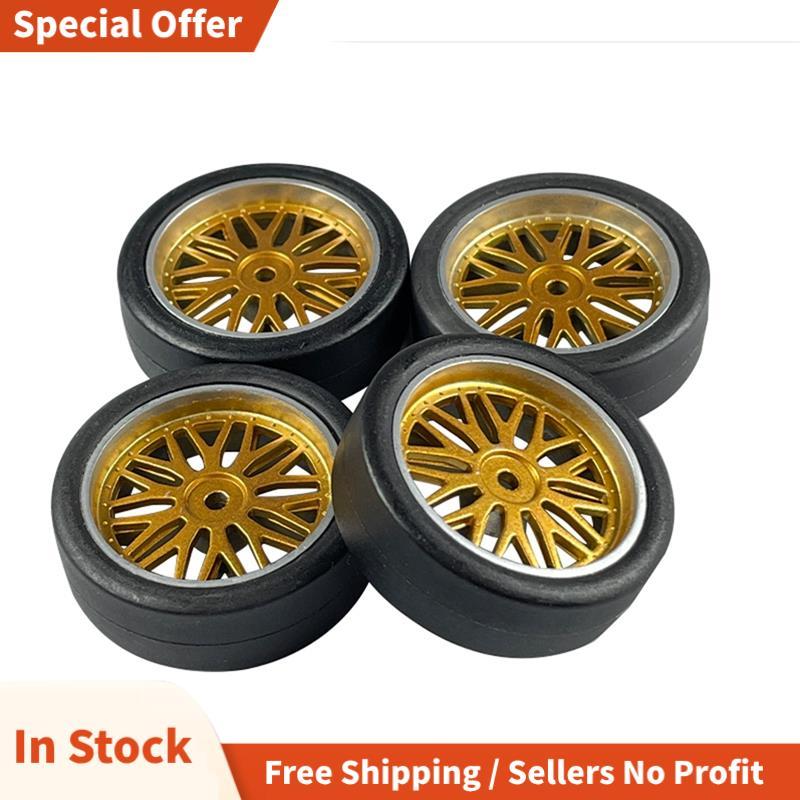 RC Drift ยางล้อ Tyre RC Drift ยางพลาสติก RC Drift ยาง 32 มม.สําหรับ LDRC AE86 1/18 อะไหล่อัพเกรดอุปก