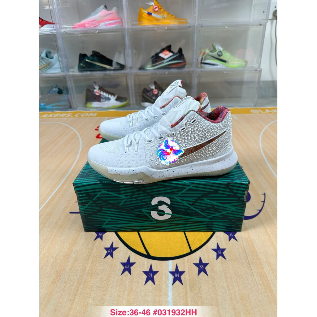 บริษัทระดับ Kyrie 3 Irving 3 Generation ผู้ชายผู้หญิงกีฬา Leisure Air Cushion รองเท้าบาสเก็ตบอล MBR2