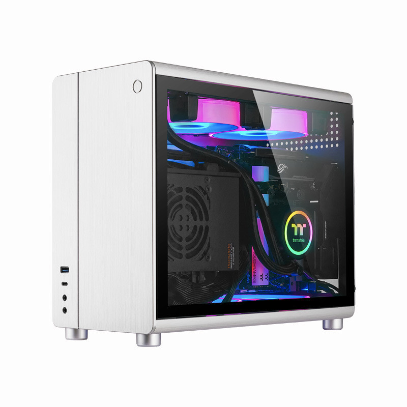 เคส SKTC Arctic Stone S300 อลูมิเนียม-เหล็ก MINI-ITX รองรับการ์ดจอขนาดยาว สำหรับเกมมิ่ง พร้อมระบบระบ