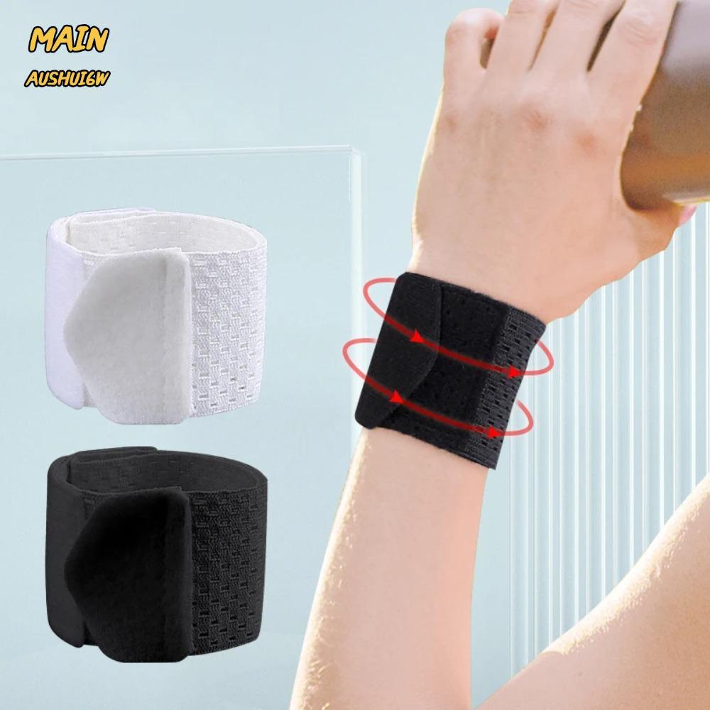 MAINAUSHUI6W Hand Sport สายรัดข้อมือ, Gym สายรัดข้อมือแบบยืดหยุ่น, Wrap Protector Carpal อุโมงค์ผ้าพ