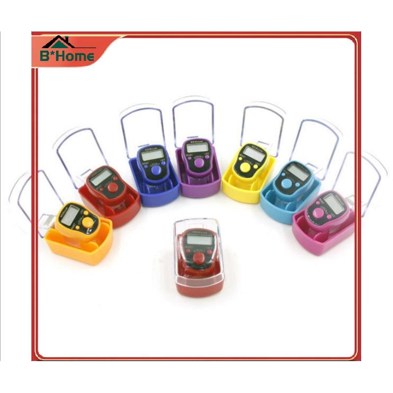 # BHTH# 5 หลัก LED Tally Counter Finger Ring Hand Tally Counter Digital Timers ~