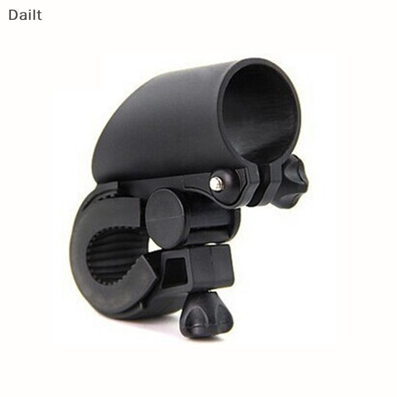Dailt แบบพกพาจักรยานโคมไฟขาตั้งผู้ถือขี่จักรยานจักรยานหมุน Grip ไฟฉาย LED ไฟฉาย Clamp คลิป Mount Braet อุปกรณ์เสริม (TH)