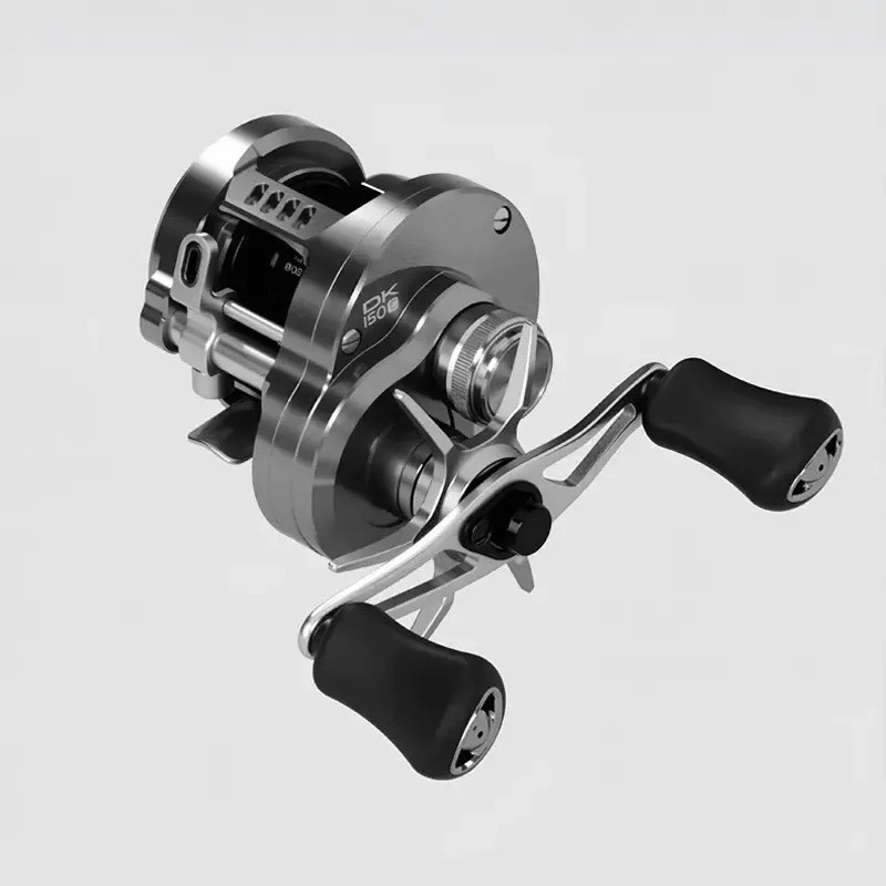 5DJI ใหม่มาถึง DK150 ลาก 7 กก. 12 + 1BB Trolling ตกปลา Reels Deep Sea Fishing Reels Trolling Reels ส