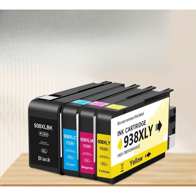 ใช้งานร่วมกับตลับหมึก HP 938XL สำหรับเครื่องพิมพ์รุ่น 9730, 9110b, 9120, 9130, 9720, ตลับหมึก HP938
