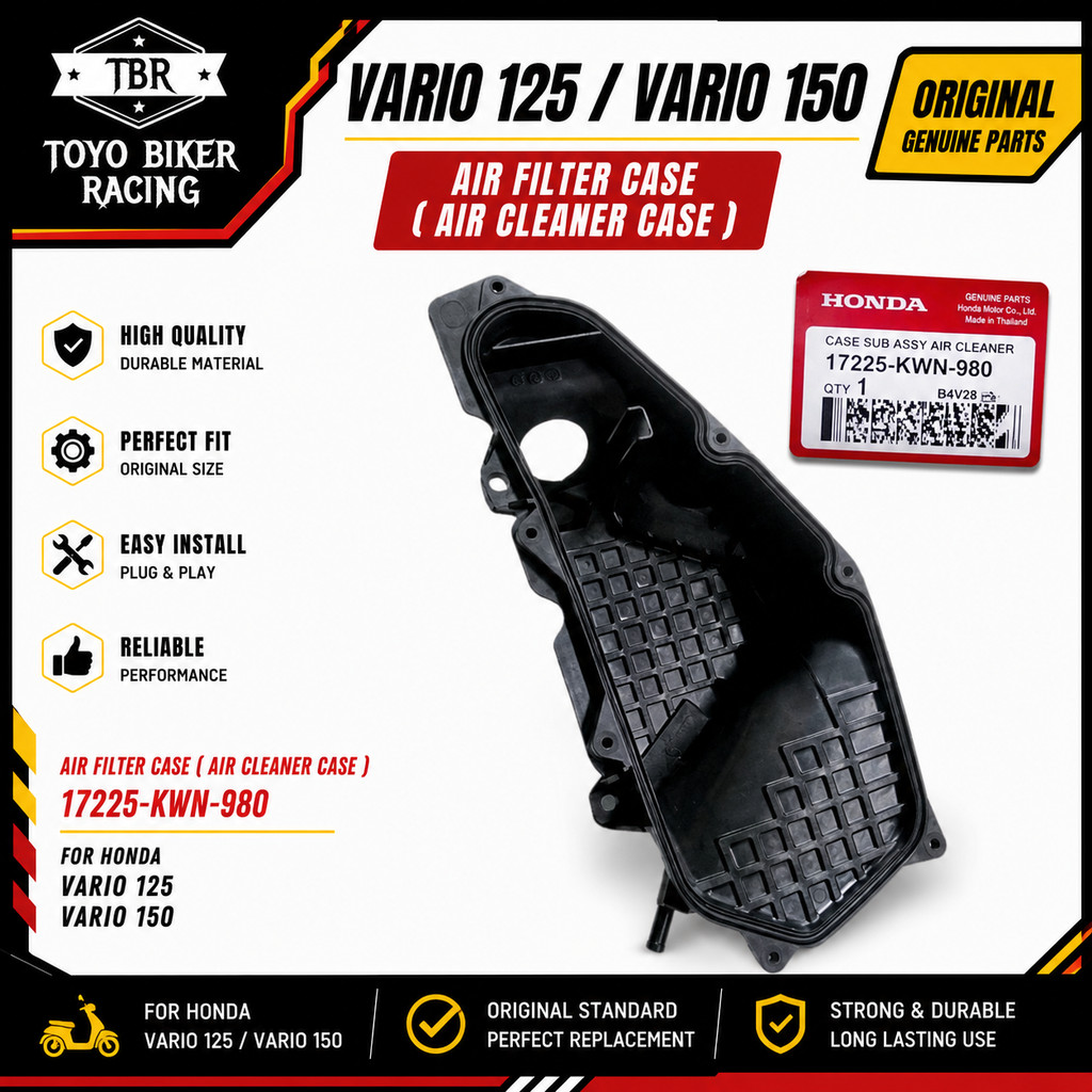 Vario 125 / Vario 150 Air Filter Case 17225-KWN-980 Casing Air Cleaner Case Box Kotak Penapis Angin 
