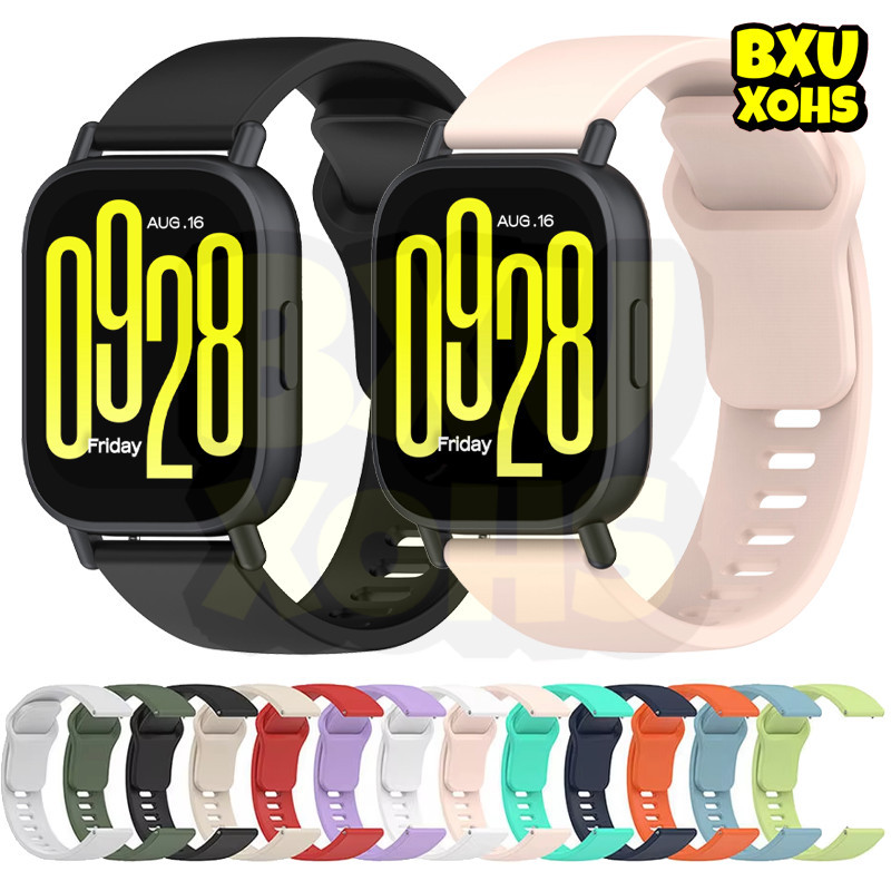 สายซิลิโคนกีฬา for Redmi Watch 5 Active/ Redmi Watch 5 Lite สายพานยางนาฬิกา 22 มม for Huawei / Samsung / Aolon / Itel