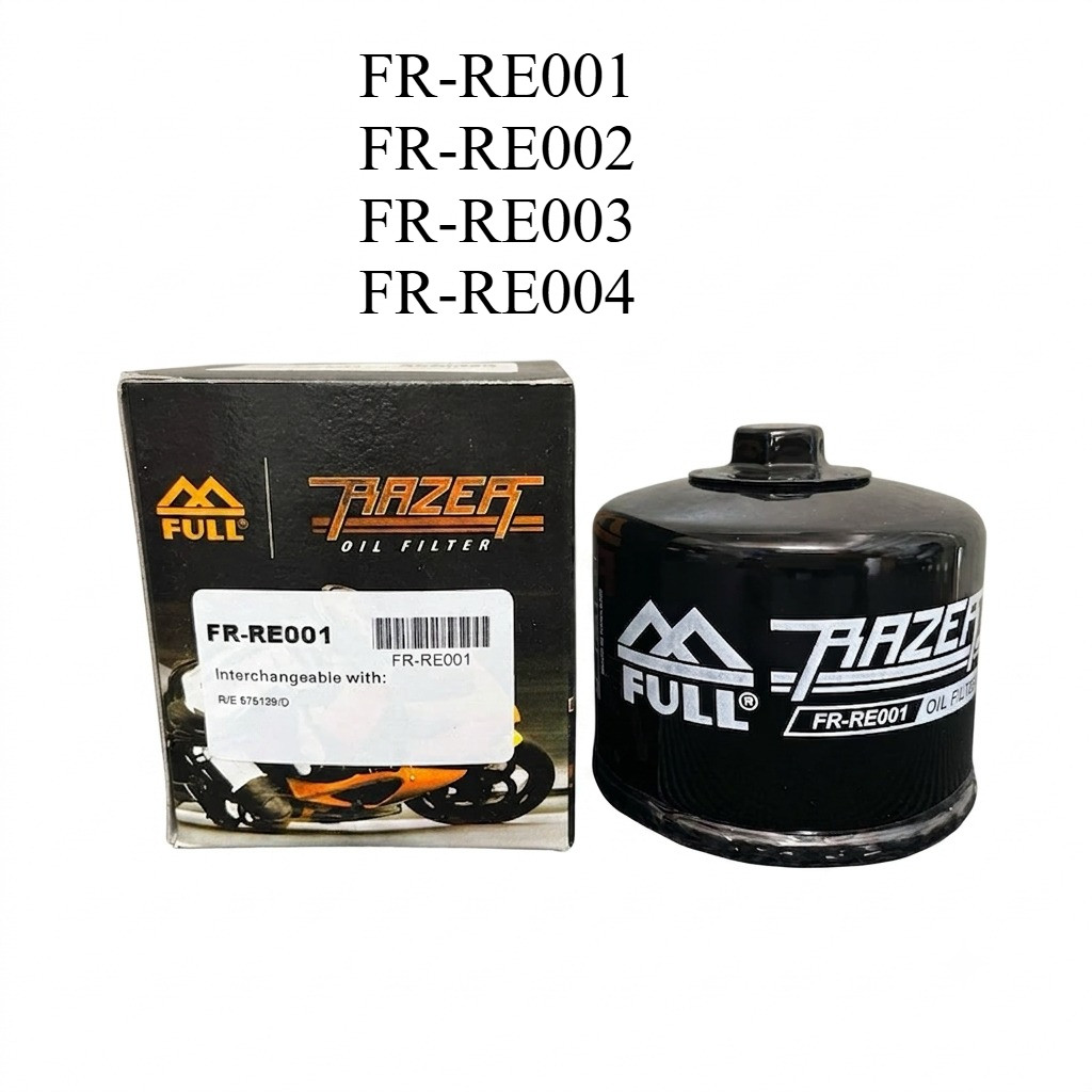 FULL RAZER FR-RE001 FR-RE002 FR-RE003 FR-RE004 กรองน้ำมันเครื่อง Royal Enfield 650 Interceptor Conti