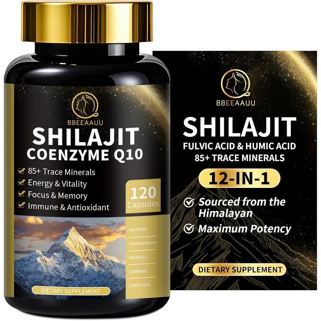 Shilajit for Men Turtle Turtleneck Moss & Ashwagandha,12 in 1 Himalayan Shilajit elhhhred Rs Armvic 